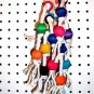 BEAD MUNCHER bird toy parts  parrots cages leather