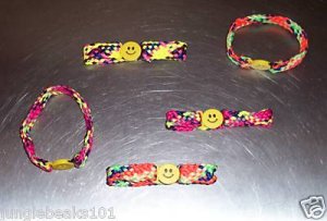 SMILEY FACE Braclets toys gifts prizes kids loot bags