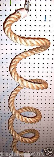 LARGE Sisal Rope Boing bird toy parts parrots cages perch