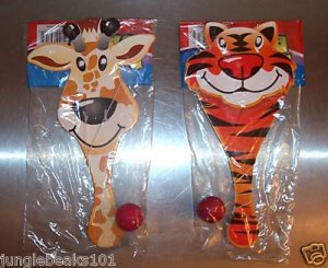 ZOO PADDLE BALL toys 4 kids party favors prizes games