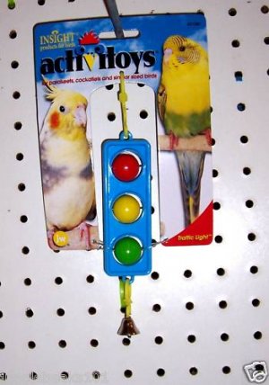 STOP LIGHT bird toy parts parrots parkaeets cockatiel