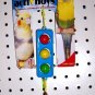 STOP LIGHT bird toy parts parrots parkaeets cockatiel