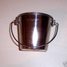 STAINLESS STEEL BUCKET bird toy parts crafts chins