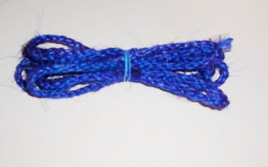 1/2" BLUE SISAL Rope Unoiled bird toy parts 5' gliders