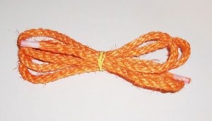 1/2" ORANGE SISAL Rope Unoiled bird toy parts 5' chin