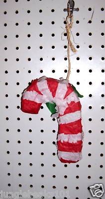 CANDY CANE PINATA bird toy parts rabbit chins Christmas
