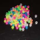 Glow In The Dark Pony Beads bird toy parts 4 parrots