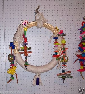 PLAY PEN Swing DELUXE bird toy 4 parrots cages perches