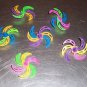 Multi Color SPIN TOPS toys gifts prizes kids loot bags