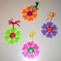 4 SMILEY FACE necklaces kids toys gifts prizes loot bag