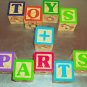 12HUGE ABC BLOCKS bird toy parts parrots cages kids