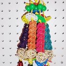 Carousel Chomping Jinglier bird toys 4 parrots cages