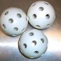 24 HUGE Wiffle Balls bird toy parts parrots crafts bulk