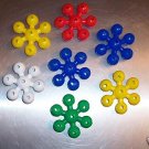 5 Medium Snowflakes bird toy parts parrots cages crafts