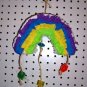 RAINBOW PINATA shreddable bird toy parts rabbits chins