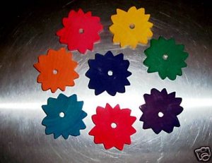 8 Large Colored Sunflowers bird toy parts parrots craft