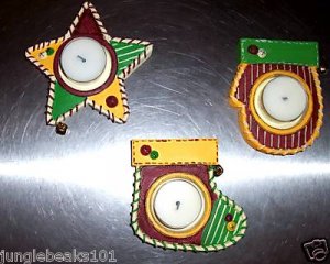 Christmas TEALIGHT HOLDERS toys decorations gifts prize