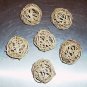 5 1" Twine Balls bird toy parts parrots crafts rabbits