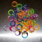 24 Finger Rings bird toy parts parrots cages crafts kids