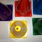2 Large Drilled Plastic Cones bird toy parts parrots