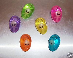 3 GLOW IN DARK ALIEN PUTTY toys gifts prizes kids parties