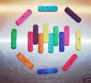 18 Medium Wood Logs bird toy parts parrots cages crafts