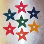 2 1/4" Wood Stars bird toy parts 4 parrots cages perch