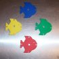 Large Drilled Fish bird toy parts 4 parrots cages toys