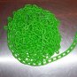 5' GREEN 3/4" Plastic Chain bird toy parts parrots cages