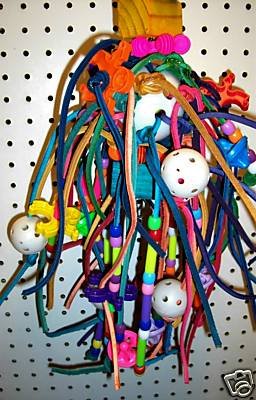 Leather Ball bird toys parrots cages toys pets grays