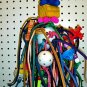 Leather Ball bird toys parrots cages toys pets grays