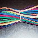 35' 3/16" Colored Leather bird toy parts parrots cages