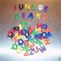 50 Letter Beads bird toy parts parrots cages perch