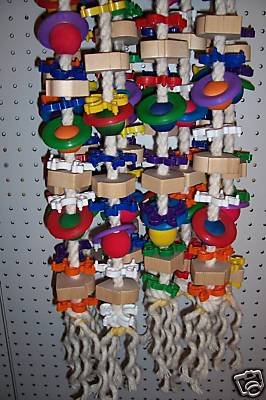 DREADBLOCK bird toy parrots cages Cockatoos Macaws