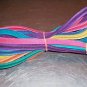 5/8" Colored Leather bird toy parts parrots cages