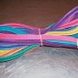 5/8" Colored Leather bird toy parts parrots cages