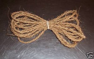 1000' COCONUT ROPE bird toy part parrots crafts fiber