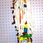 SUPER SHAGGY SWING bird toy parrots cages perches rope