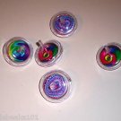6 SWIRL SPIN TOPS toys gifts prizes kids loot bags