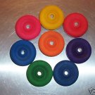2 1/4" Wood Wheels bird toy parts parrots cages craft