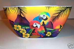 LARGE Parrot Bowl birds household parties toys