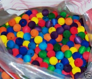 25 16mm Colored Beads bird toy parts 4 parrots cages