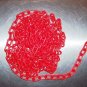 5' RED 3/4" Plastic Chain bird toy parts parrots glider