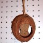 3 HOLE COCONUT bird toy parts crafts rabbits chins
