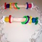 HANDLE W/CARE bird foot toy parrots cage macaw cockatoo