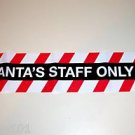 SANTA CHRISTMAS TAPE toys decorations holiday presents