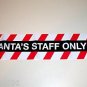 SANTA CHRISTMAS TAPE toys decorations holiday presents