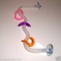 Medium SLIDER PERCH acrylic bird toys parrots cages parts tiels