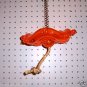XLrg SILLY SAUCER acrylic bird toys parrots cages parts