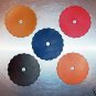2 GIANT Leather CONCHOS bird toy part parrot cage craft